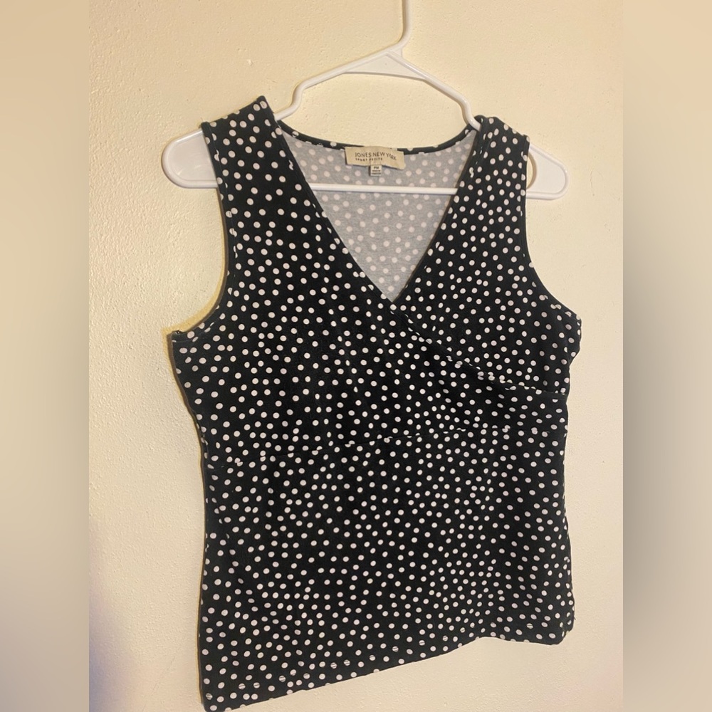 Polka dot tank top